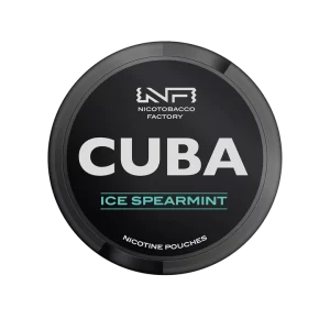 CUBA Black Nicotine Pouches 30 MG/g 20 MG  - Ice Spermint